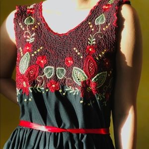 Handmade Philippine Embroidered Dress